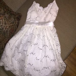 Cute white Homecoming dress